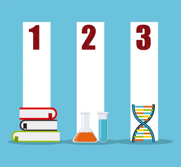 Concetto scientifico — Vettoriale Stock