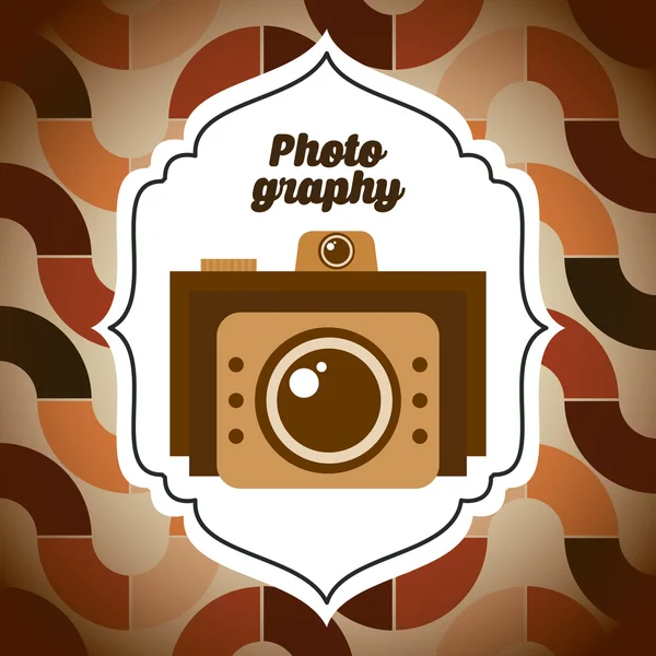 Old style photograph — Stock Vector