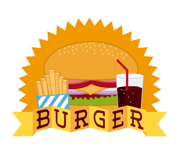 Fastfood — Stockvector