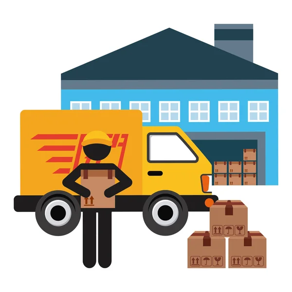 Service de livraison — Image vectorielle