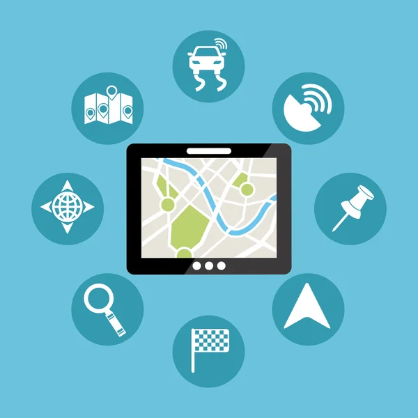 Service gps — Image vectorielle