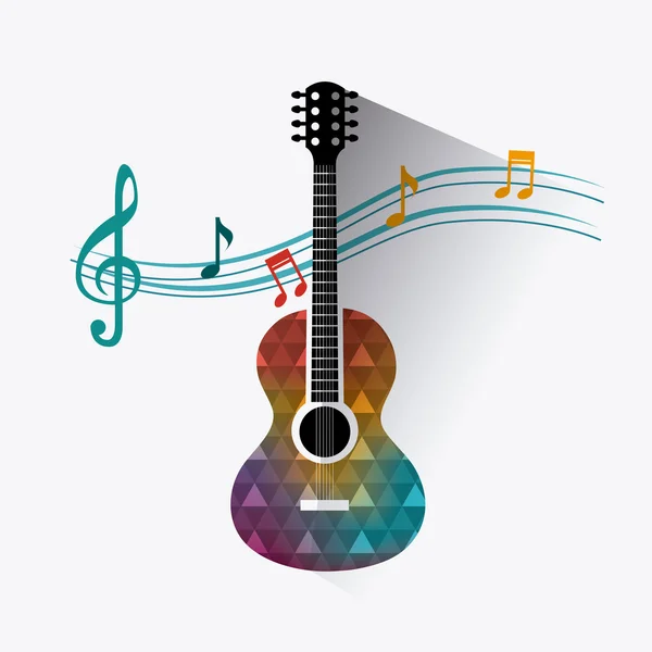 Música diseño digital . — Vector de stock