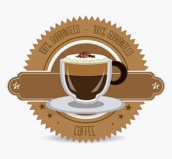 Café boisson design . — Image vectorielle