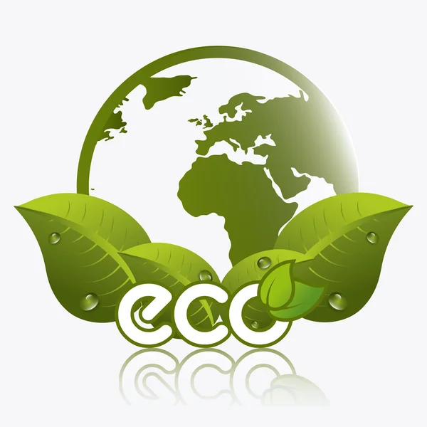 Ecocity tasarım. — Stok Vektör