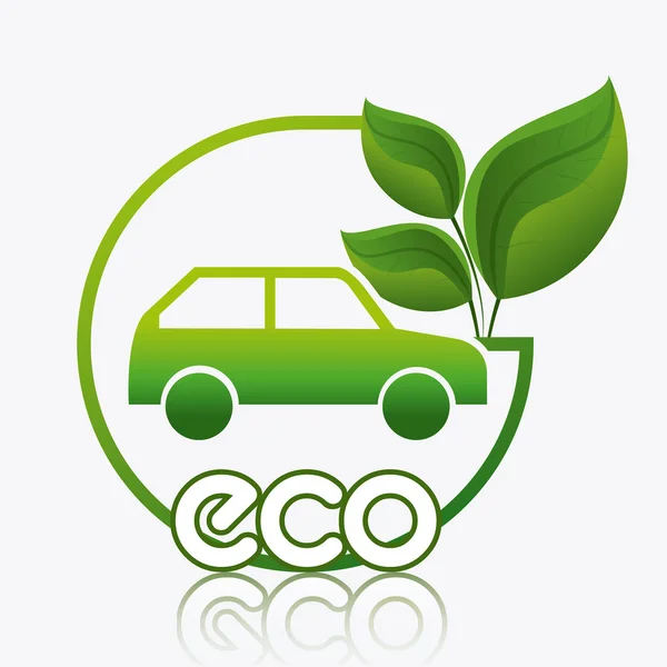 Ecocity design. — Vettoriale Stock