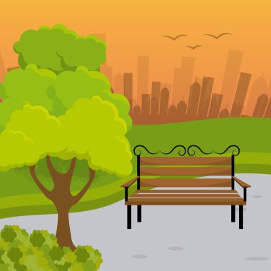 Şehir park tasarım.