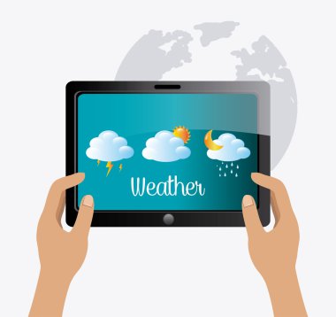 Hava hareket eden app tasarım.