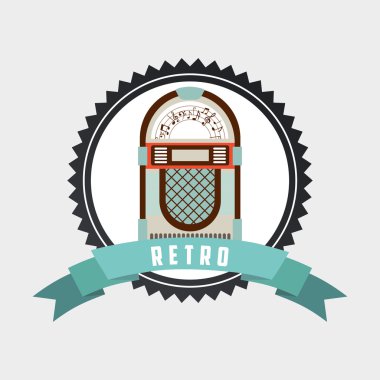 Retro simgesi tasarım