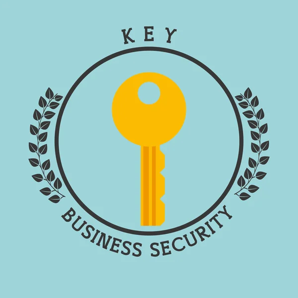 Business security design — Stock Vector