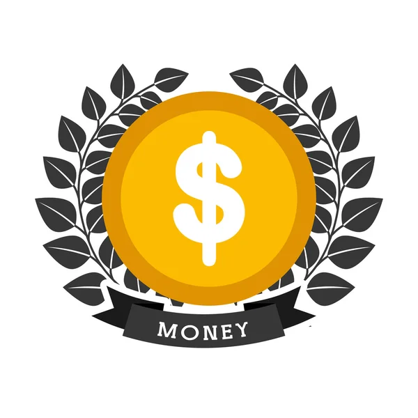 Diseño de icono de dinero — Vector de stock