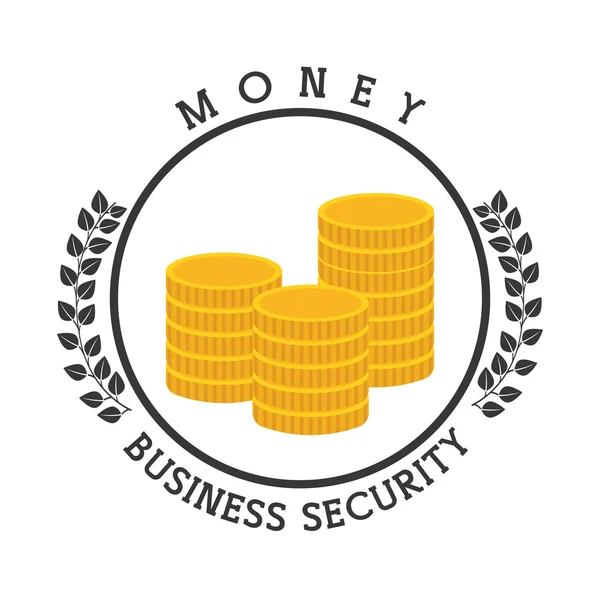 Business security design — Stock Vector
