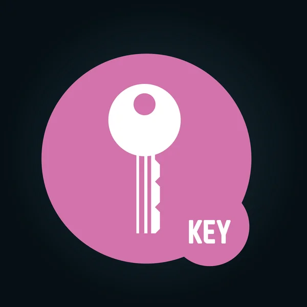 Key icon design — Stock Vector