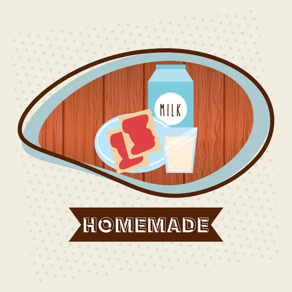 Homemade product design — Stock Vector