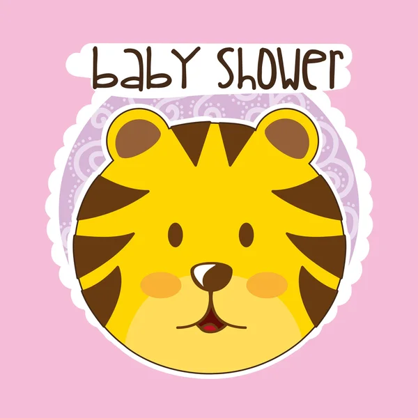 Baby shower design — Stock Vector