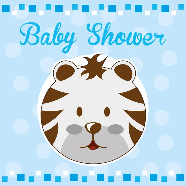 Baby douche ontwerp — Stockvector