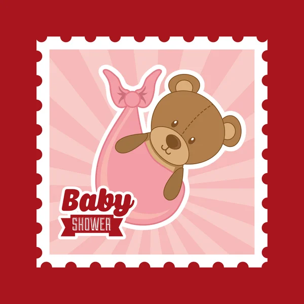 Projekt baby shower — Wektor stockowy