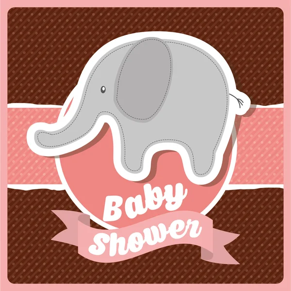 Baby douche ontwerp — Stockvector