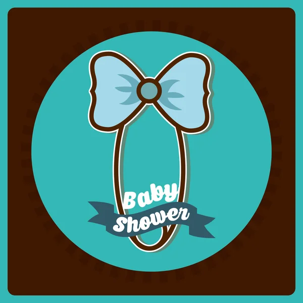 Baby douche ontwerp — Stockvector