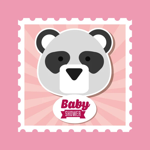 Projekt baby shower — Wektor stockowy