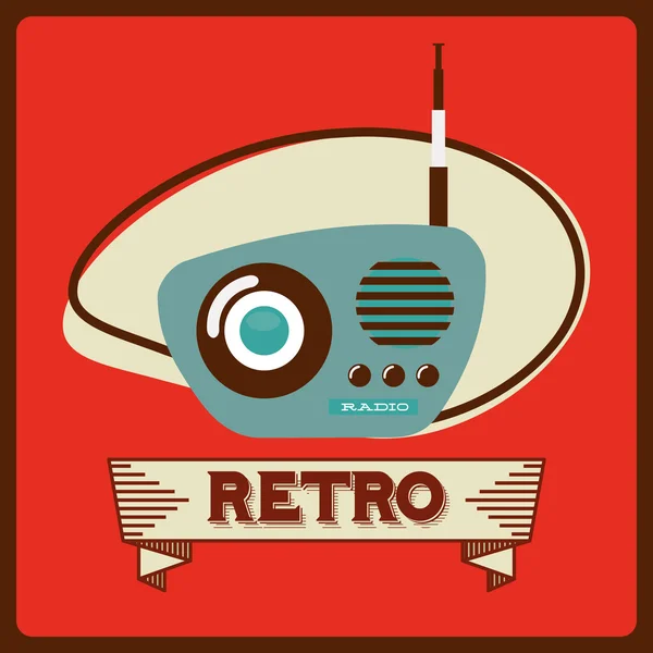 Diseño de icono retro — Vector de stock