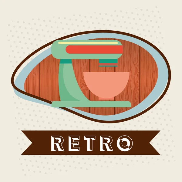 Retro ikon tervezés — Stock Vector