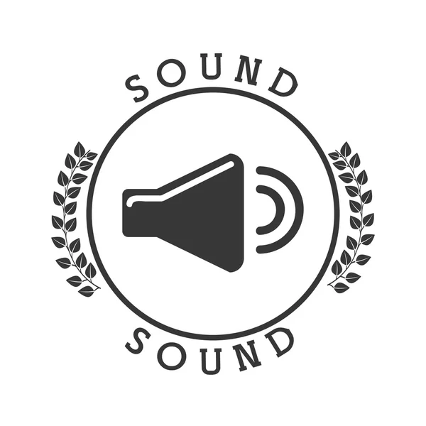Diseño de icono de sonido — Vector de stock