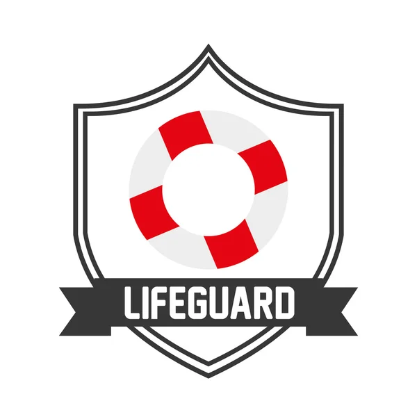 Life guard icon Design — стоковый вектор