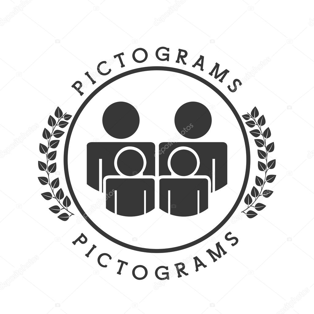 Pictograms icons design