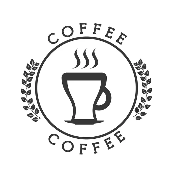 Design von Kaffee-Ikonen — Stockvektor