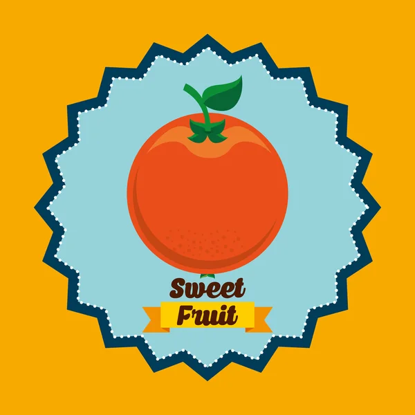 Дизайн сладких фруктов — стоковый вектор