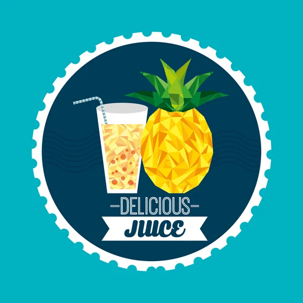 Diseño de frutas dulces — Vector de stock