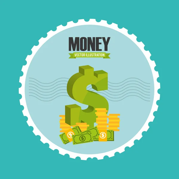 Money concept design — Stock Vector