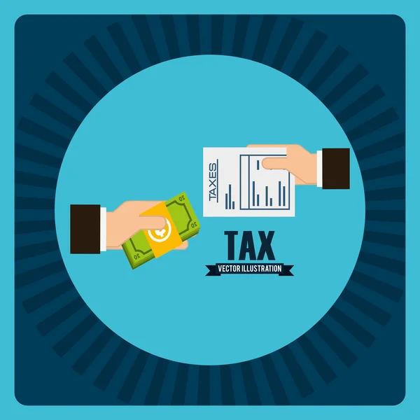 Koncepcja podatku — Wektor stockowy