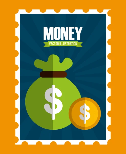 Money concept design — Stock Vector