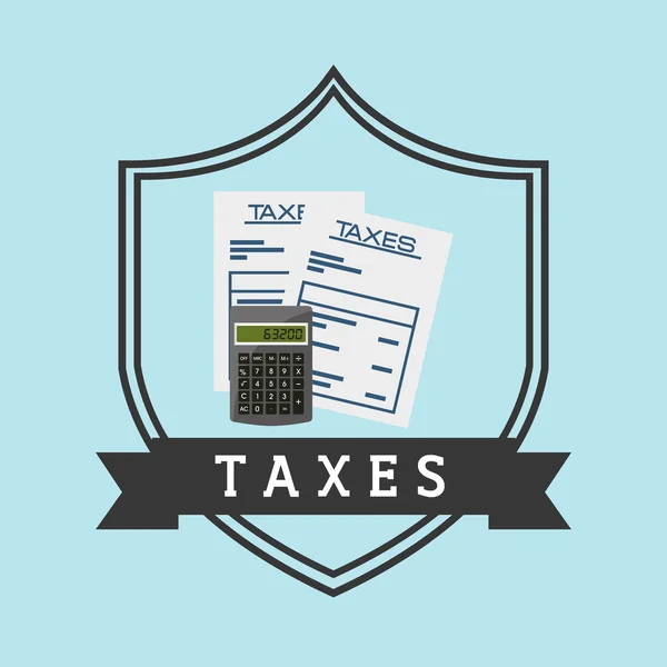 Concept d'impôts — Image vectorielle