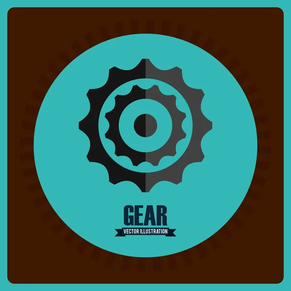 Gear icon — Stock Vector