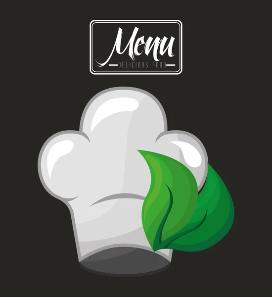 Menú vegetariano — Vector de stock