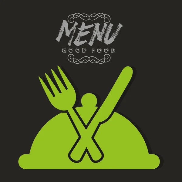 Vegetariánské menu — Stockový vektor