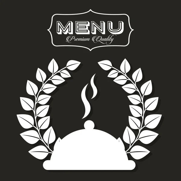 Vegetarisch menu — Stockvector