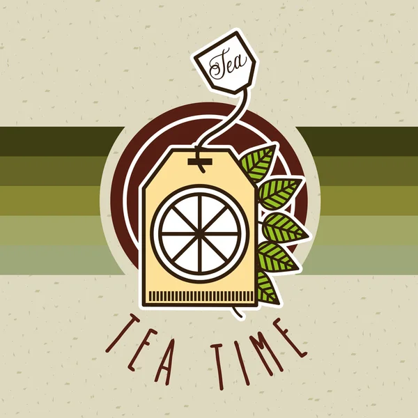 Délicieux thé — Image vectorielle