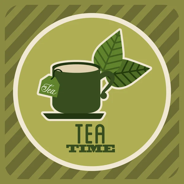 Delicioso té — Vector de stock