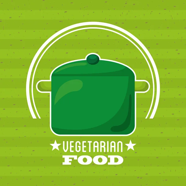 Menu végétarien — Image vectorielle