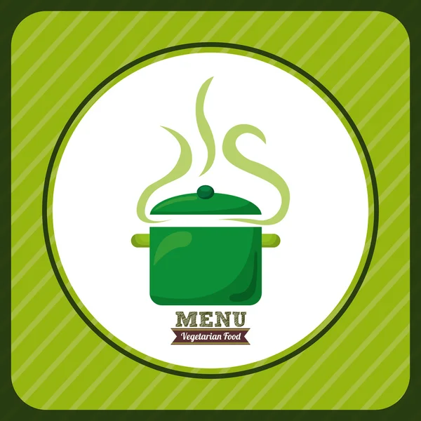 Vegetarian menu — Stock Vector