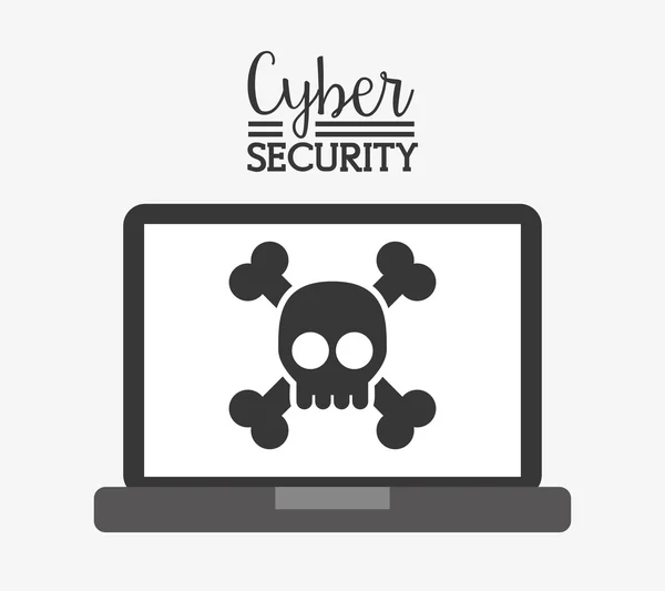 Siber Güvenlik — Stok Vektör