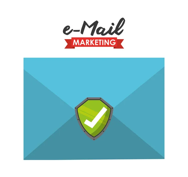 E-mailový marketing — Stockový vektor