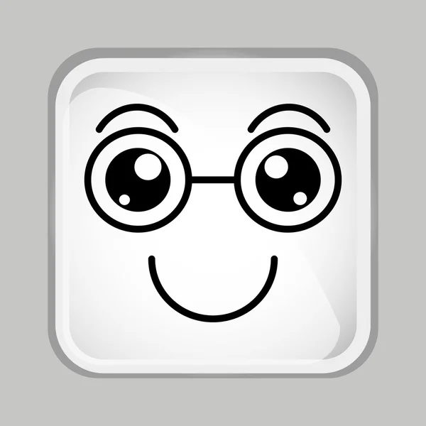 Emoticongesicht — Stockvektor