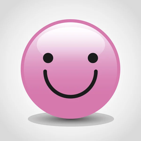 Cara de emoticono — Vector de stock