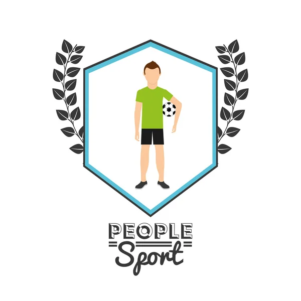 Gente deporte — Archivo Imágenes Vectoriales