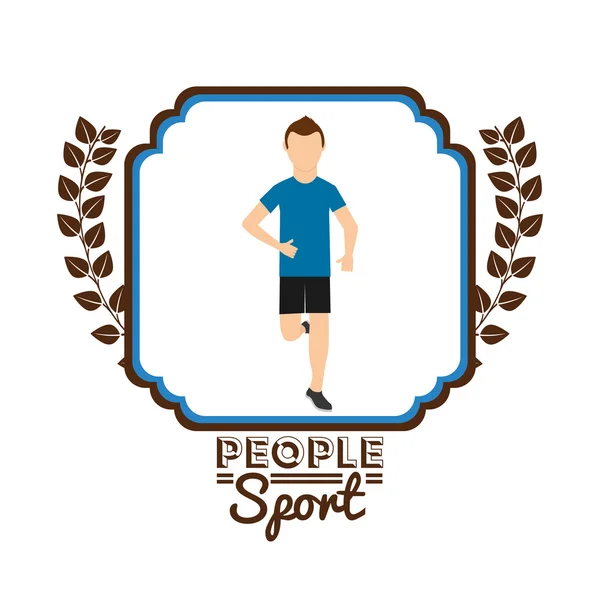 Sport populaire — Image vectorielle