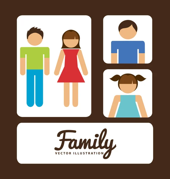Familie-album — Stockvector